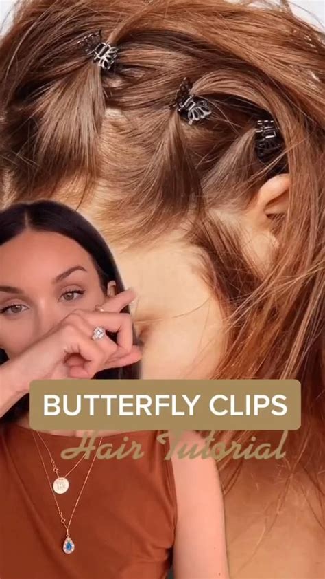 Butterfly Clips Short Hair Styles Hairdos For Short Hair Aesthetic Hair