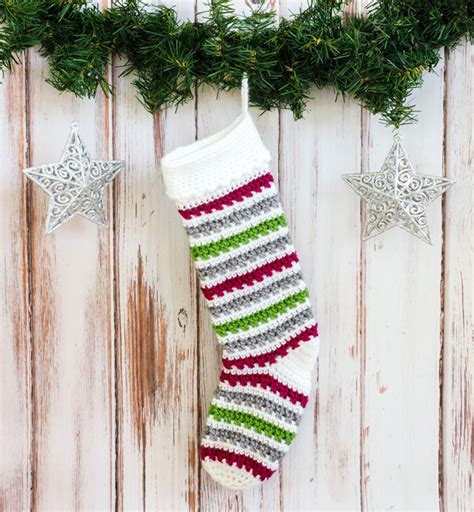 Crochet Christmas Stocking Pattern Dabbles Babbles