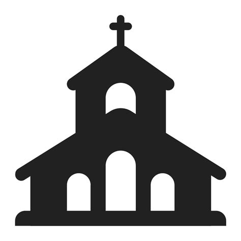 Church Icon | FluentUI Emoji Mono Iconpack | Microsoft