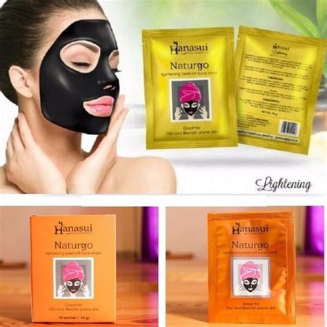 Jual Hanasui Naturgo Masker Lumpur Hitam Original Bpom Murah Bababeli