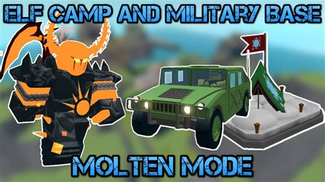 Can You Solo Molten Mode With Only Elf Camp And Military Base│roblox Tower Defense Simulator