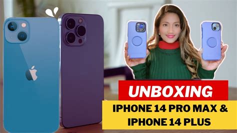 Unboxing Iphone Plus Blue Iphone Pro Max Purple Unboxing