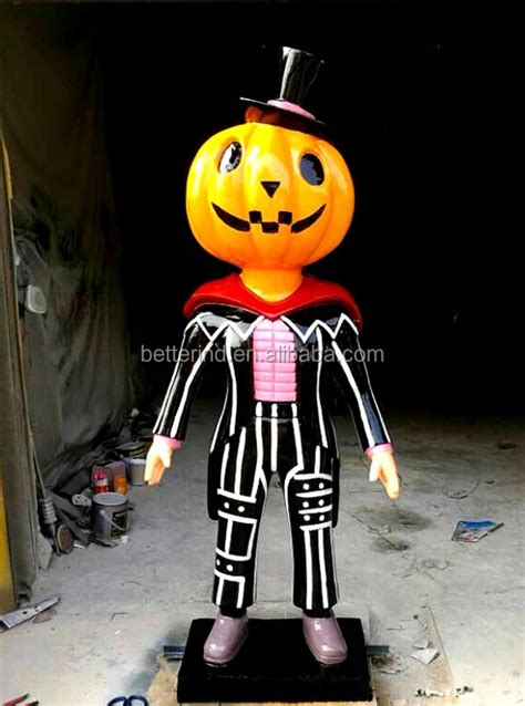 Outdoor Decoration Customized Large Fiberglass Halloween Pumpkin Sculpture On Sale Buy