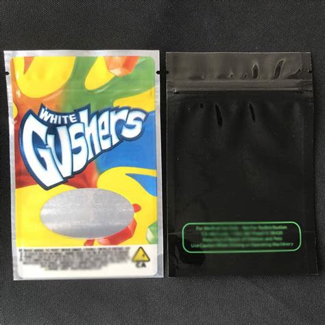 White Gushers 35g 8th Mylar Bags Loud Mylar Bags