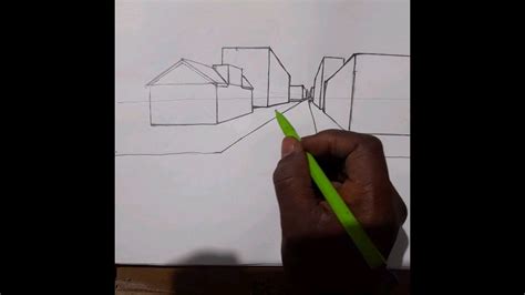 Comment Dessiner Une Ville En Perspective De 1 Point Drawing Art