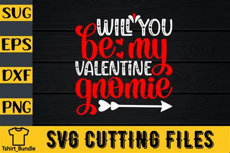 Will You Be My Valentine Gnomie Graphic By Regular Creative · Creative Fabrica