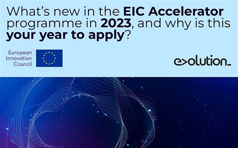 Whats New In The EIC Accelerator Programme In 2023 And Why Is This