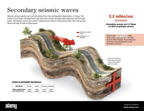 Ondas sísmicas secundarias fotografías e imágenes de alta resolución