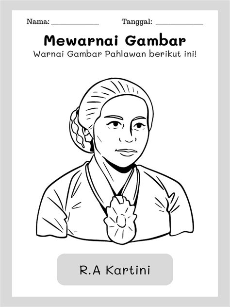 mewarnai kartini