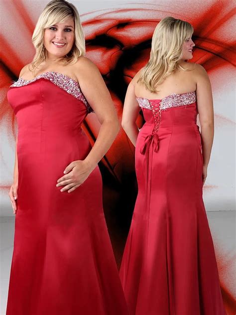 Red Plus Size Evening Dress For Women Beaded Stain Mermaid Formal Dress Bandage Dresses Custom