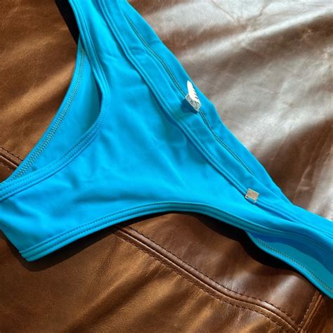 Wicked Weasel Swim Wicked Weasel Blue Bikini Bottom Size Xl Worn