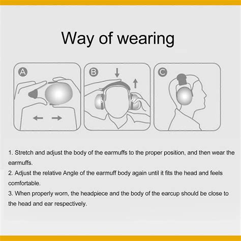 1 Pair Helmet Noise Reduction Earmuffs, Soft and Comfortable Soundproof