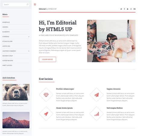 30 Free Html5 And Css3 Website Templates 2020 Templatefor