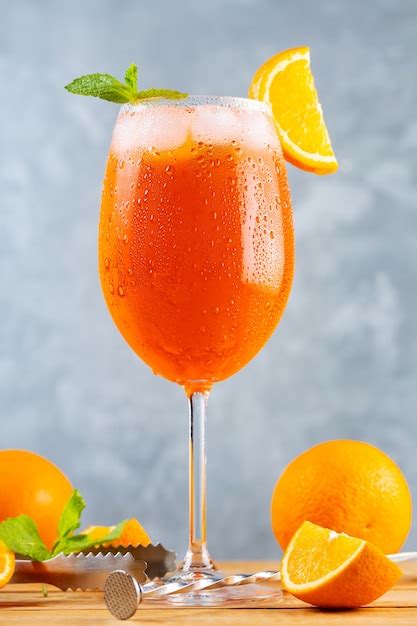 Cocktail aperol spritz acessórios de bar coquetel de aperol