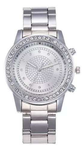 Reloj Mujer Diamantes Moda Ajustable Joyas Cristal Elegante Color De La