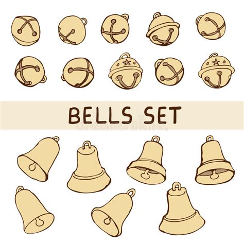 Christmas Bell Set Stock Vector Illustration Of Decor 45823602