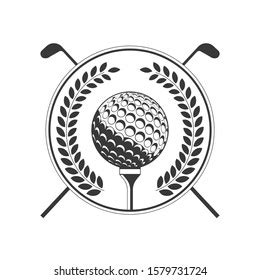 Vector Golf Club Logo On White Stock Vector (Royalty Free) 1579731724 ...