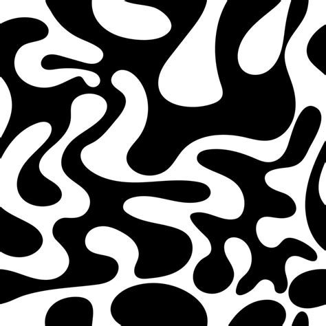 Abstract Optical Illusion Seamless Pattern Vector Illustration In Black