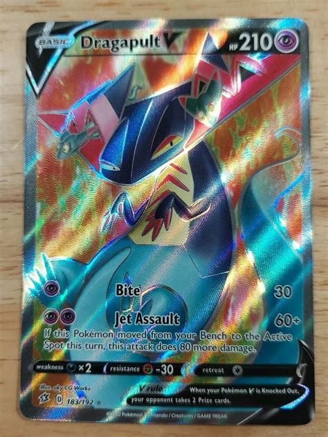 Dragapult V 183 192 Rebel Clash NM Full Art Ultra Rare Pokemon Card EBay