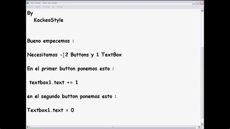 Como Hacer Un Contador De Clicks Visual Basic Youtube