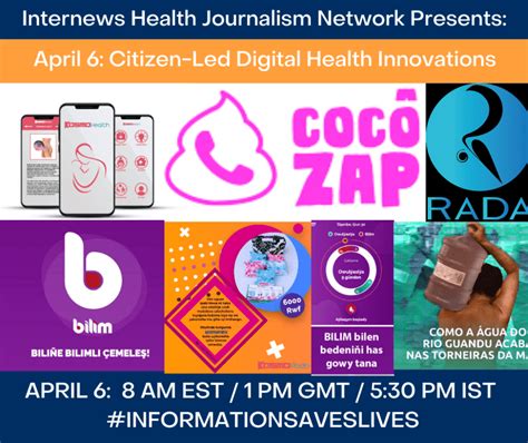 Digital Health Innovations By Hjn Members Health Journalism Network