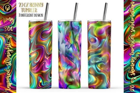 20 Oz Abstract Wavy Skinny Tumbler Graphic By Oyonni Design · Creative Fabrica