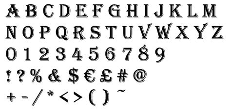 Algerian Font Alphabet Letters Dxf Svg Files Algerian Font Svg Dxf