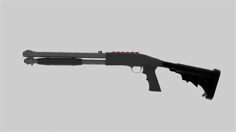 Pump Shotgun 3d Model Cgtrader