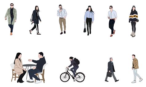 Draw A Minimalist Illustration Of People And Fashion Legiit