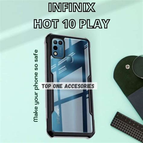 Jual Case Infinix Hot Play Case Armor Fuze Shockproof Transparan