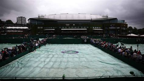 Chuva Adia In Cio De Jornada Em Wimbledon E Volta A Atrasar A Programa O