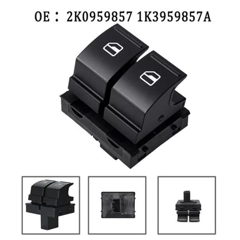 ELECTRIC POWER WINDOW Switch Button For VW Golf MK5 Caddy 2K EOS Passat