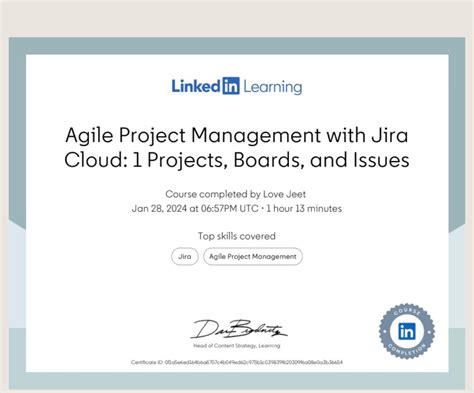 Solved Linkedin Learningagile Project Management With Jira