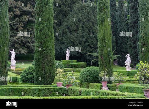 The Renaissance Gardens Of The Giardino Giusti Verona Italy Stock