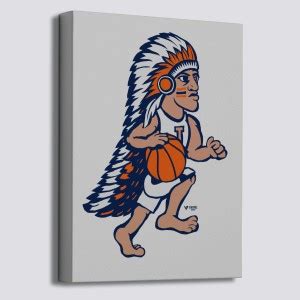 Illinois Fighting Illini Artwork: Canvas