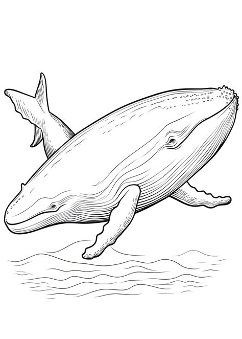 Premium Photo | Whale Coloring Page Whale Line Art coloring page Whale ...