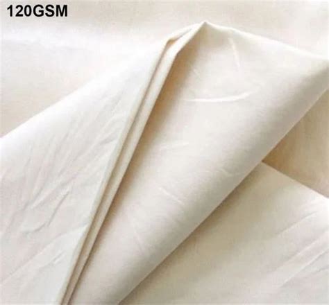 120 GSM Plain Cotton Grey Fabric Plain Solids Off White At Rs 44