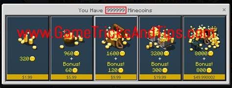 Minecraft Cheats - get Coins!