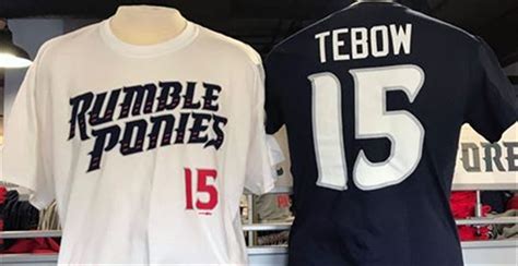 Binghamton Rumble Ponies unveil new Tim Tebow merchandise