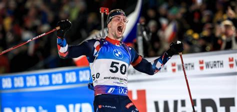 Biathlon WM 2024 Sturla Holm Laegreid Ist Sprint Weltmeister Vor