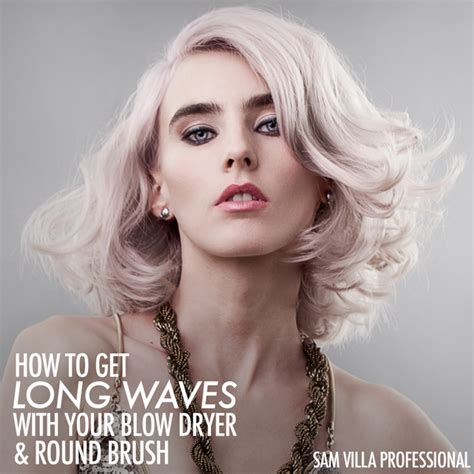 How To Get Long Waves With Your Blow Dryer And Round Brush Bangstyle