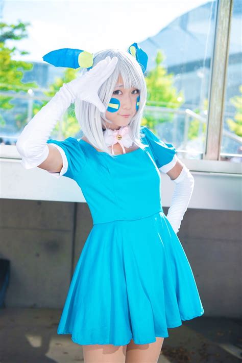 Pokemon Cosplay: Cute Pokemon Gijinka Minun Cosplay Girl