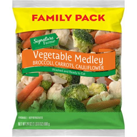 Jewel Osco Signature Select Vegetable Medley Broccoli Cauliflower