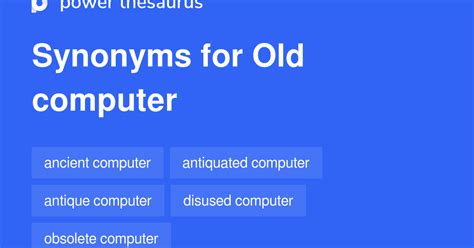 computer synonyms  similar phrases