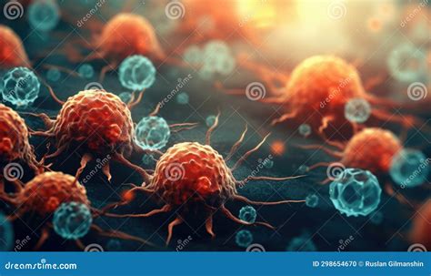 Cell Division Under A Microscope Cloning Cells Cell Mitosis Royalty