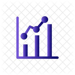 Growth Chart Icon - Download in Gradient Style