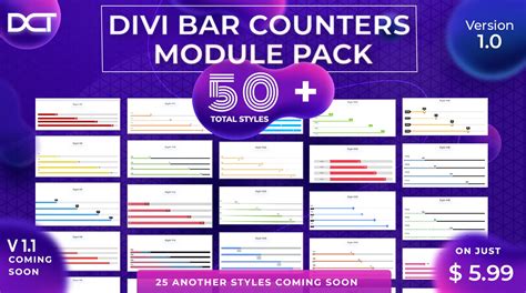 Divi Bar Counters Module Pack Divi Layouts