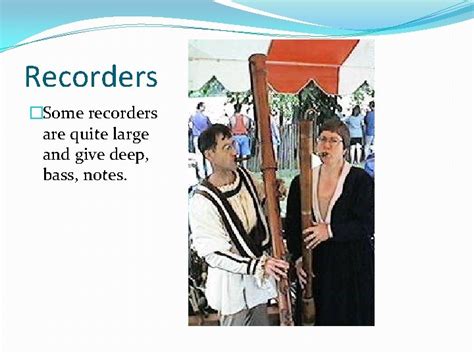 Tudor Musical Instruments A Quick Guide Recorders Recorders