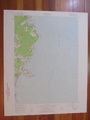 York Beach Maine 1958 Original Vintage USGS Topo Map | eBay