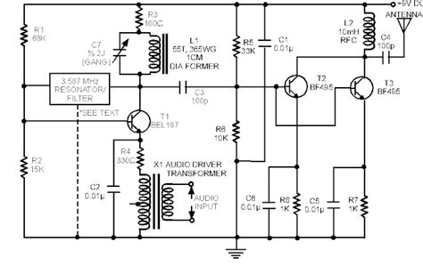 Low Power Am Transmitter Schematic